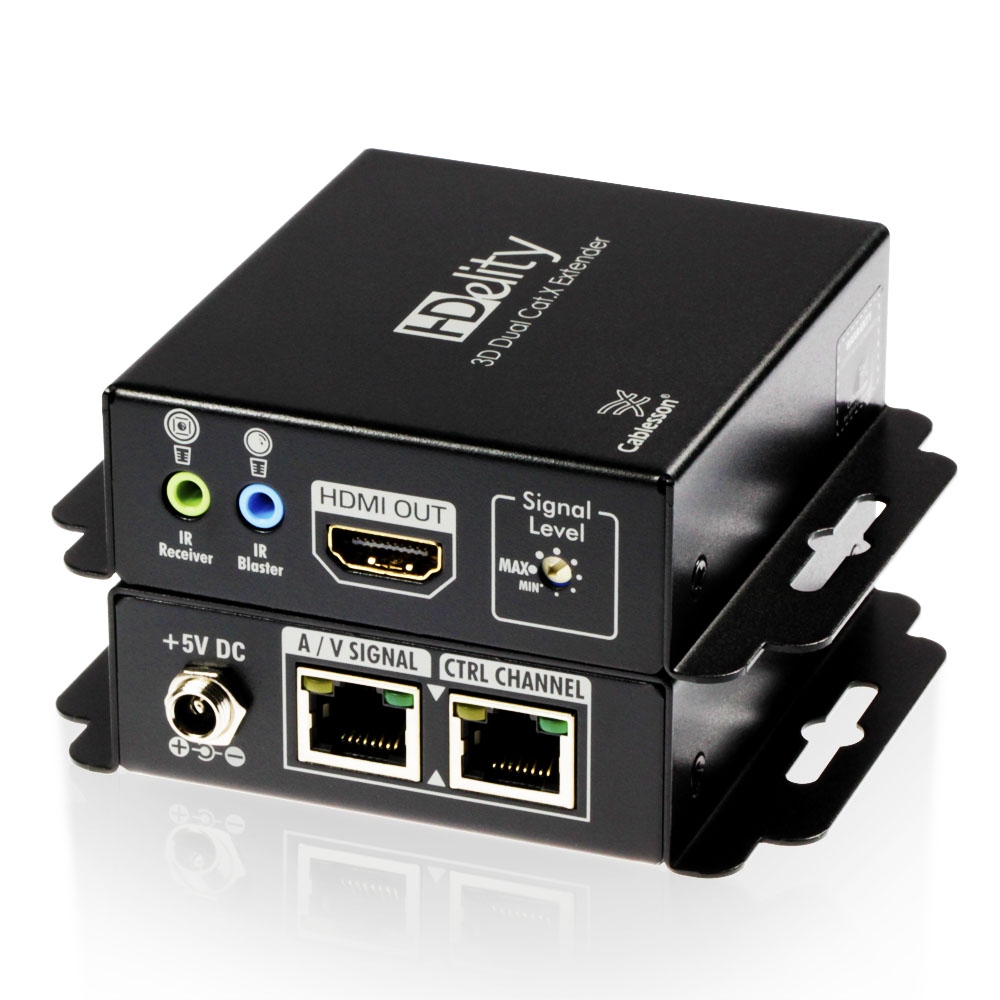 Cablesson HDelity HDMI 3D Dual Cat5/6 (bidirektionales IR) Single Power