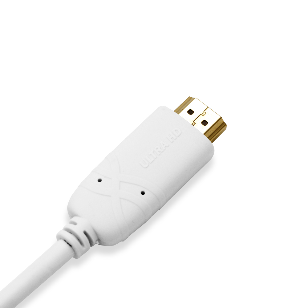 Cablesson – Mini-DisplayPort-1.2-auf-HDMI-Kabel (Stecker) 3 m (4K – 60 Hz) – Weiß