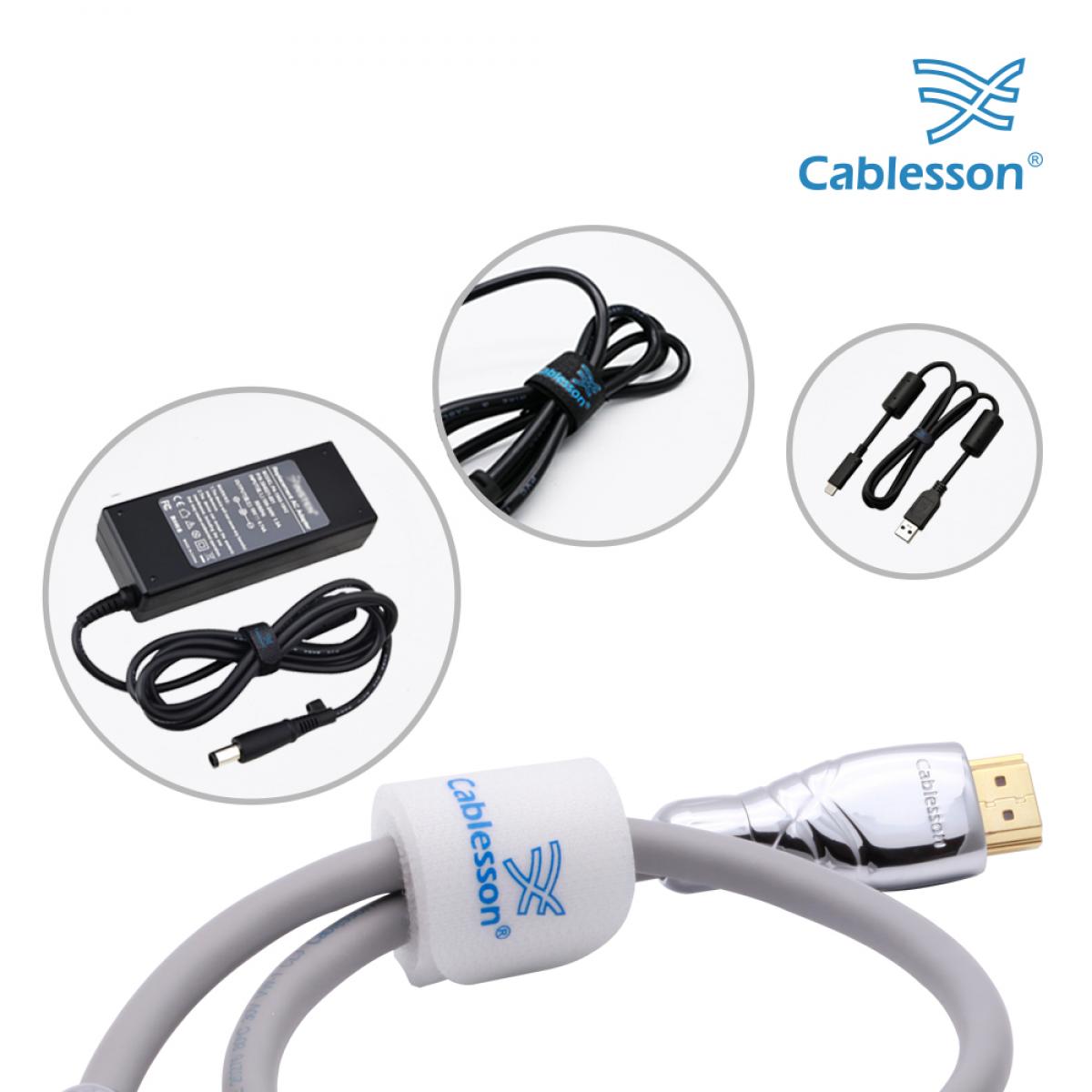 Cablesson Kabelbinder (100er-Pack) – Chunky Pack (Weiß) – Bild 2