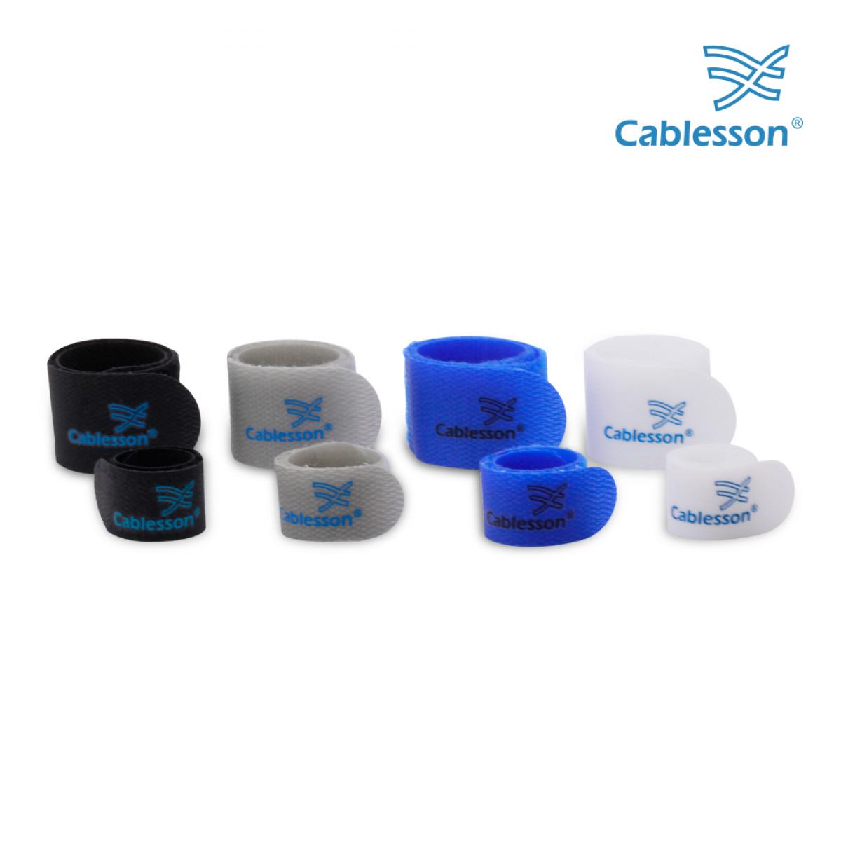 Cablesson Kabelbinder (100er-Pack) – Chunky Pack (Weiß) – Bild 3