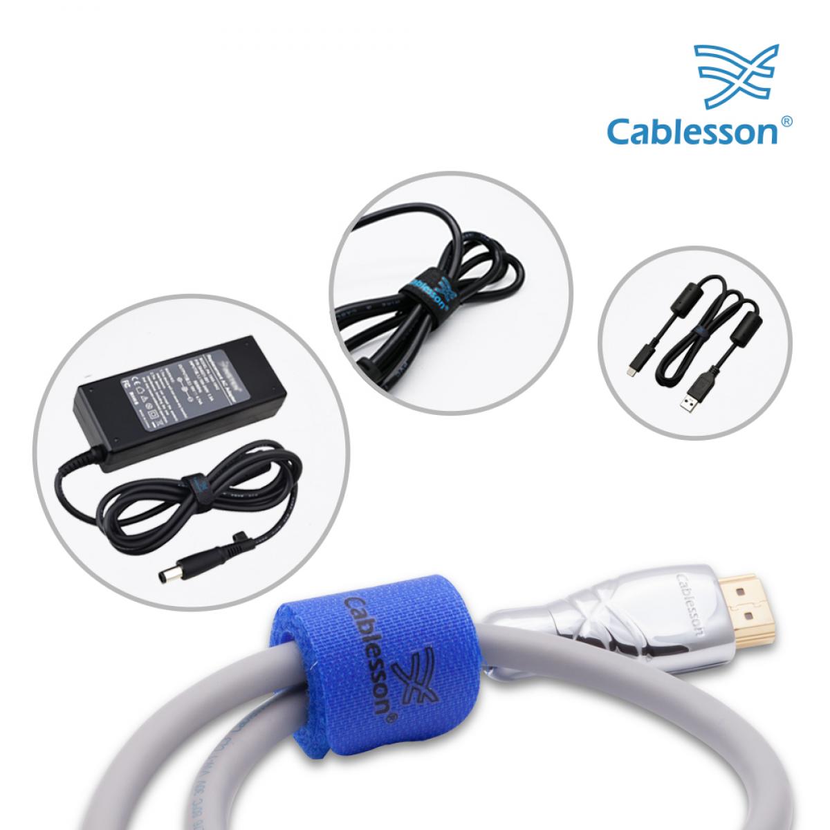 Cablesson Kabelbinder (50er-Pack) – Chunky Pack (Blau) – Bild 3