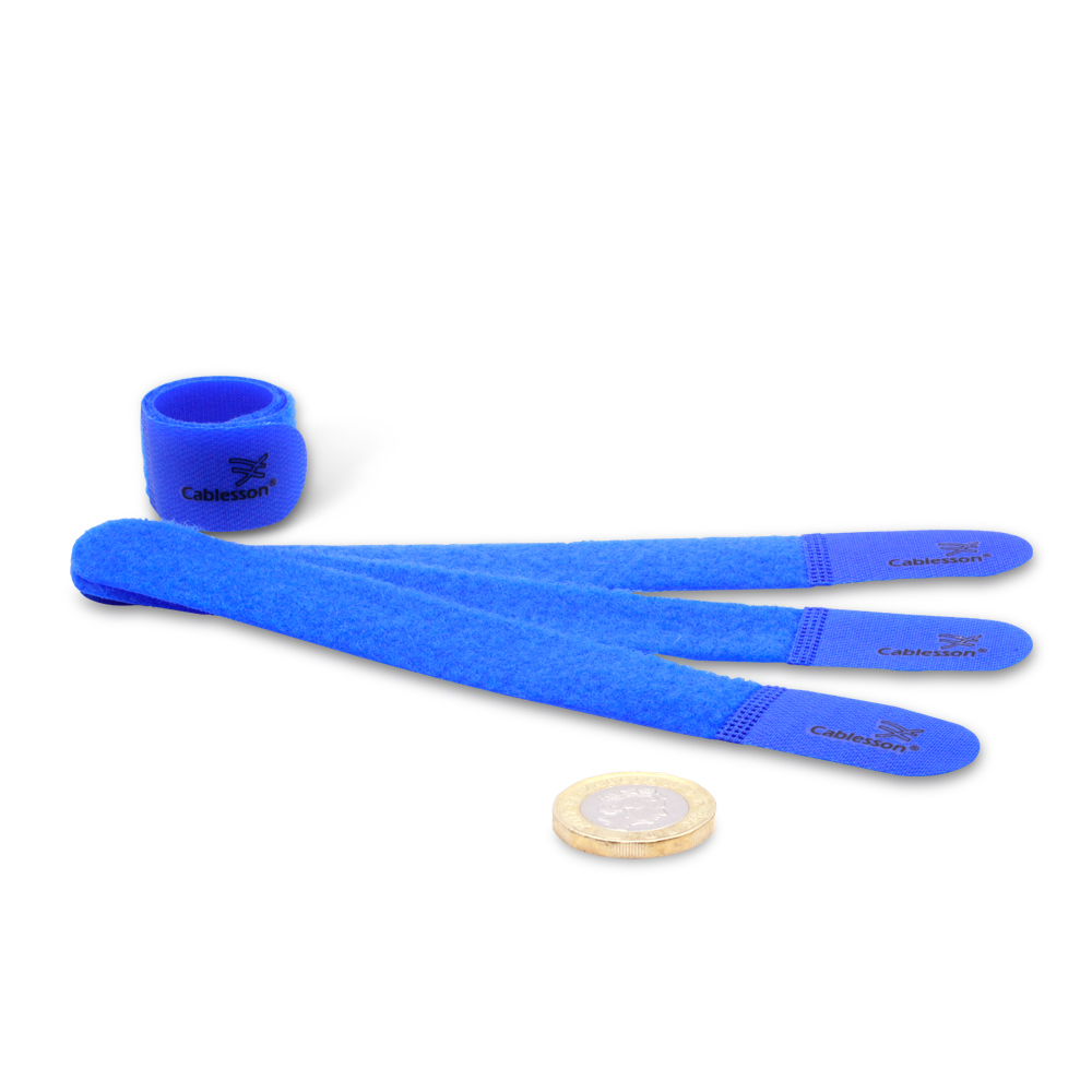 Cablesson Kabelbinder (50er-Pack) – Chunky Pack (Blau)