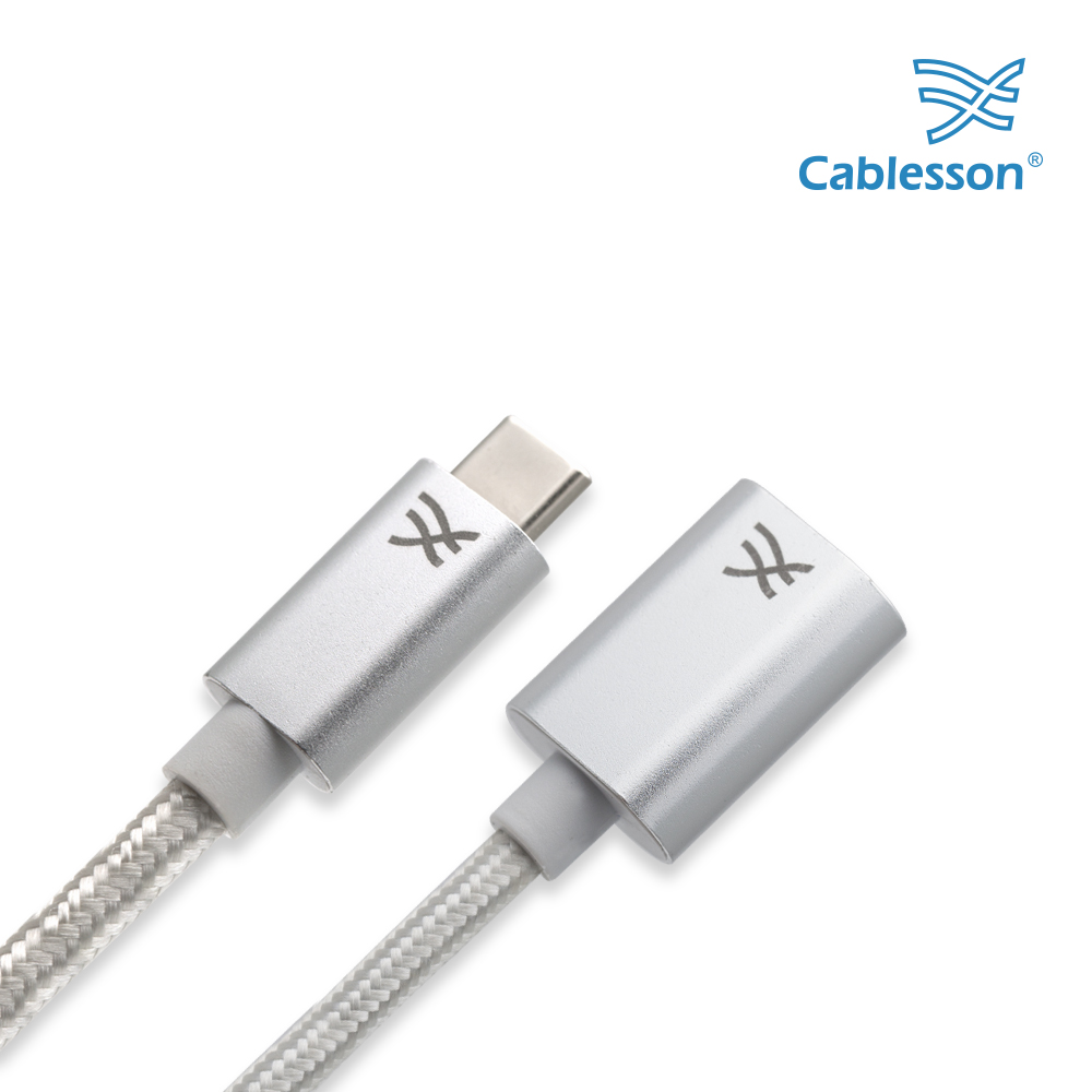 Cablesson Maestro USB C auf USB 3.0 A Verlängerungskabel (Buchse), für neue Macbook-Geräte und andere Typ-C-Geräte, 4.9ft (1.5m)