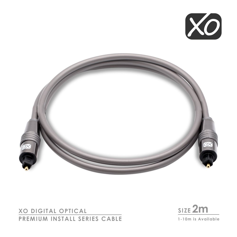 XO Digital Optical Kabel 2 m / 2 Meter Premium Install Series – Bild 2