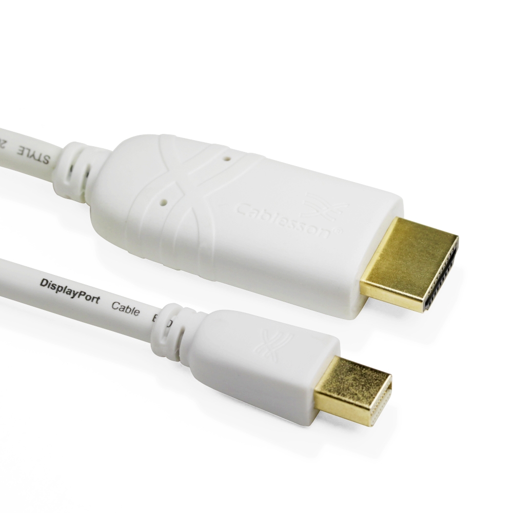 Cablesson – Mini-DisplayPort-Stecker auf HDMI-Stecker Kabel 2 Meter