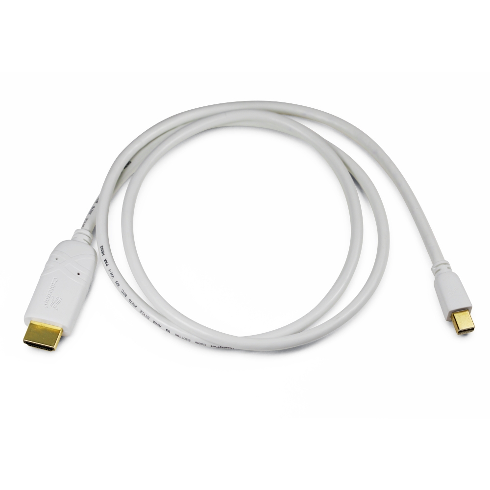 Cablesson Mini DisplayPort auf HDMI Kabel 1m (Thunderbolt Port Kompatibel) Mini DP auf HDMI HDTV Kabel Adapter mit Audio für Apple iMac Mac – Bild 2