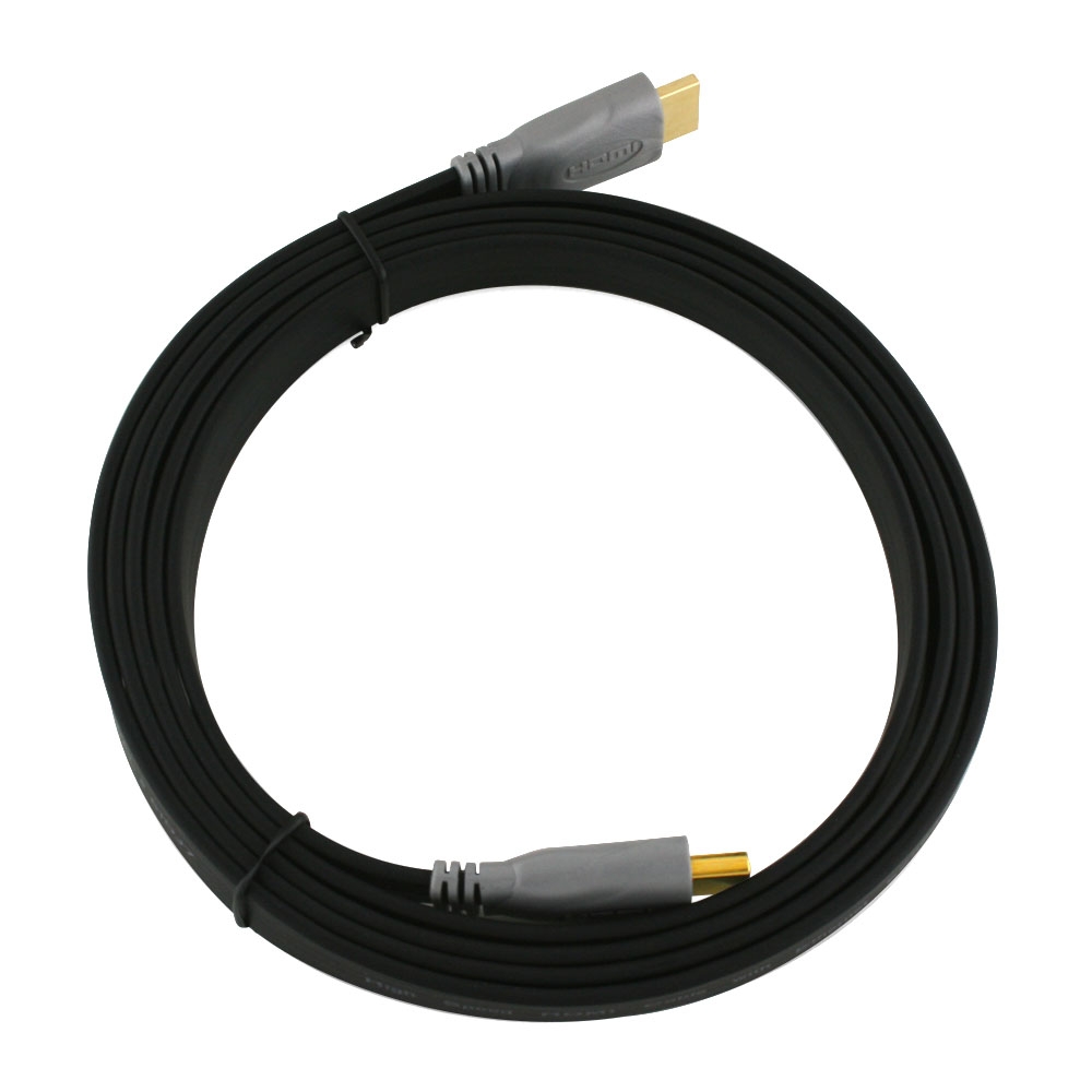 Premium 1 m Flaches High-Speed-HDMI-Kabel mit Ethernet – Bild 2