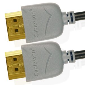 Cablesson Ivuna Slim Flex 0,5 m HDMI-Kabel mit Ethernet