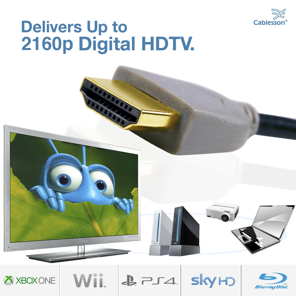 Cablesson Ivuna Slim Flex 1.5m HDMI-Kabel mit Ethernet – Bild 3