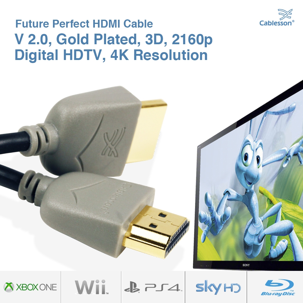 Cablesson Ivuna Slim Flex 1.5m HDMI-Kabel mit Ethernet – Bild 4