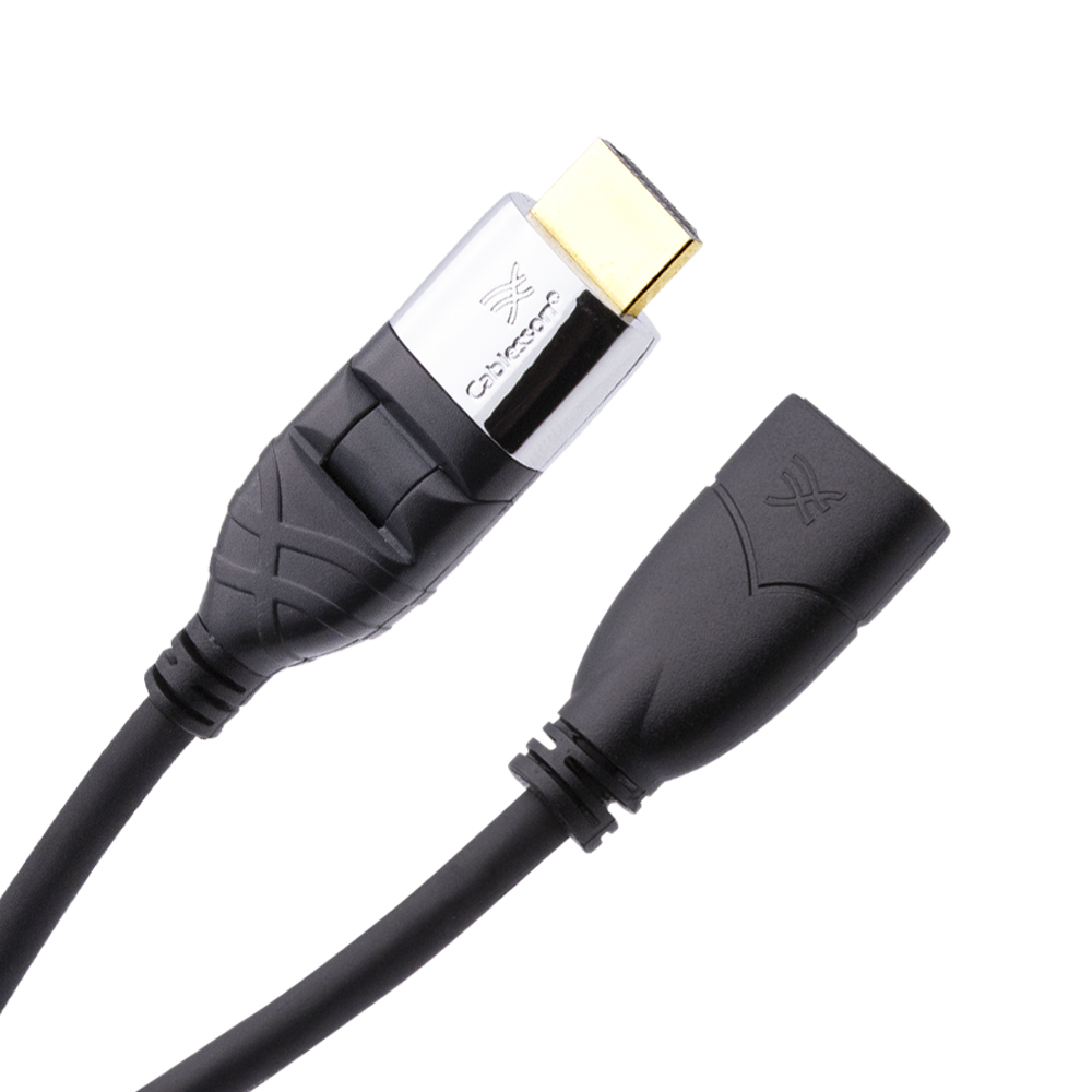 Ivuna Flex Plus 0,5 m High-Speed-HDMI-Verlängerungskabel mit Ethernet