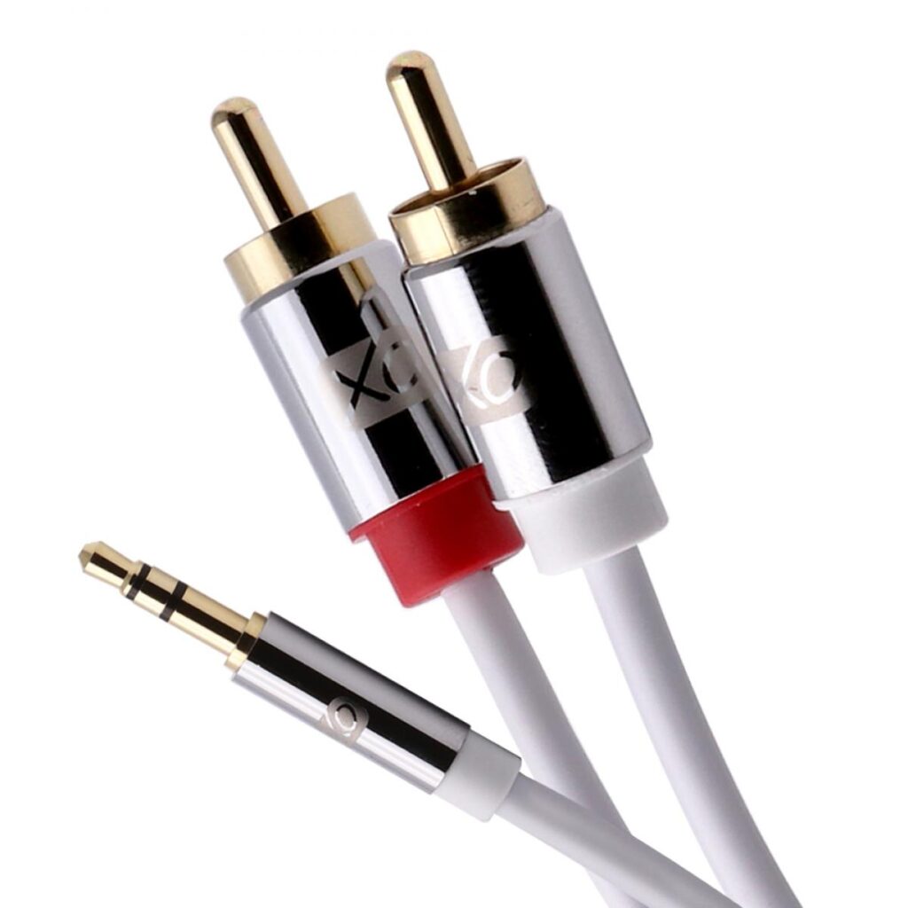 XO – 3,5-mm-Stecker auf 2 x Cinch 3 m Weiß