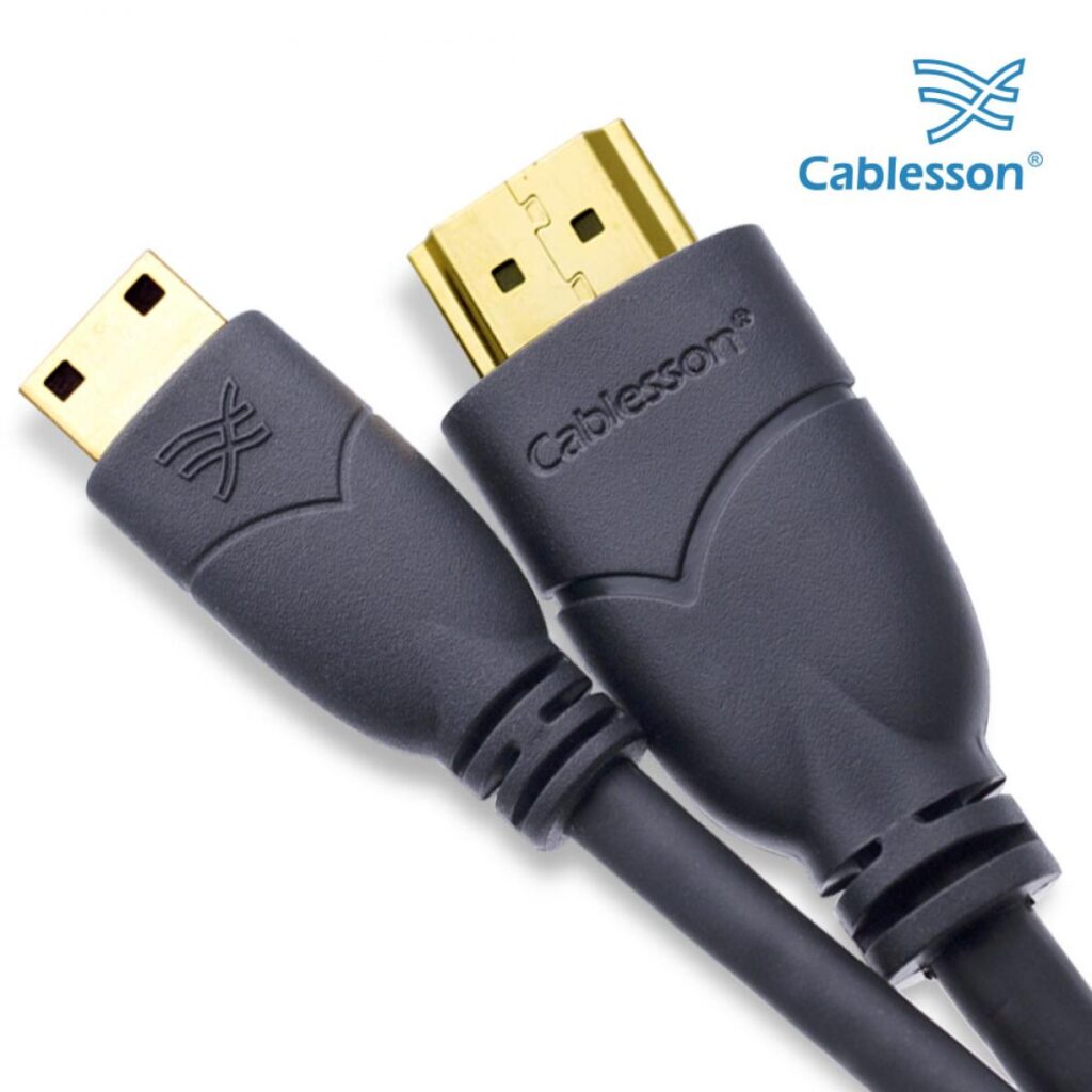 Cablesson Basic High-Speed-Micro-HDMI-Kabel mit Ethernet, 1,5 m