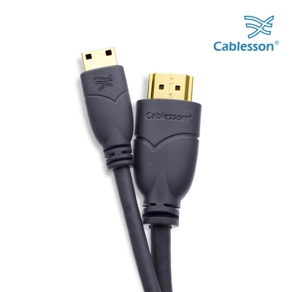 Cablesson Basic High-Speed-Micro-HDMI-Kabel mit Ethernet, 1 m