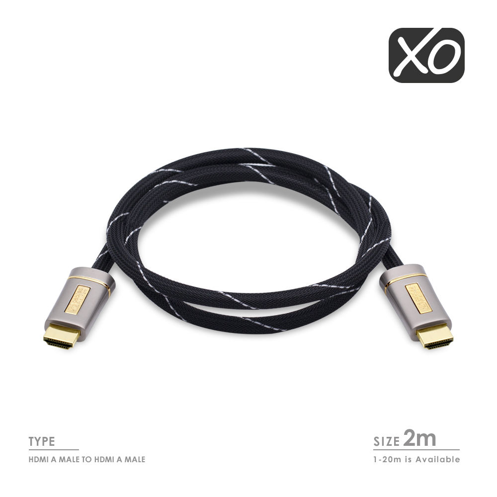 XO Platinum 2m High Speed HDMI-Kabel mit Ethernet – Bild 2