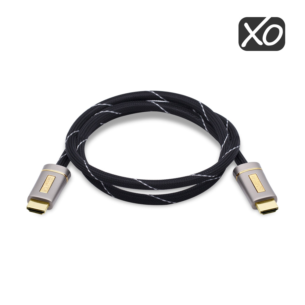 XO Platinum 19.5ft (6m) High-Speed-HDMI-Kabel mit ETHERNET – 4K, 3D, UHD, ARC, Full HD, Ultra HD, 2160p, HDR – für PS4, Xbox One, Wii, – Bild 2