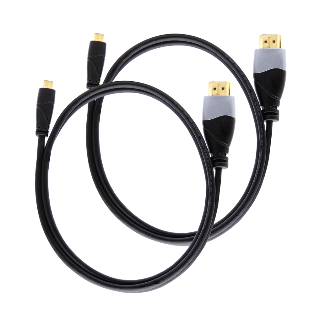 2er-Pack Ivuna Micro-HDMI-Kabel (3m)