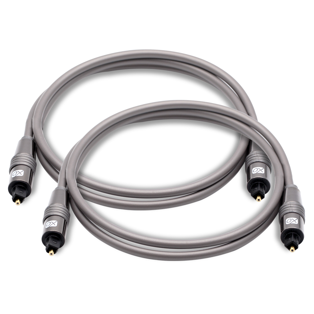 2er-Pack Toslink-Optikkabel (2m)