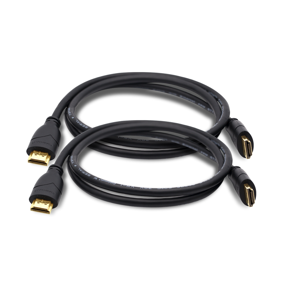 2er-Pack HDMI-Kabel (1m) (Basic)