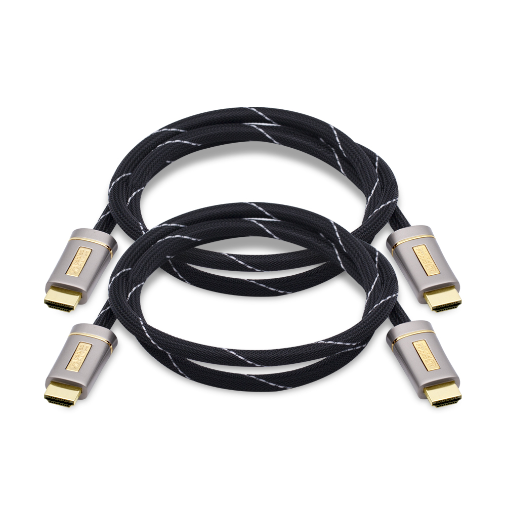 2er-Pack HDMI-Kabel (2m) (XO) Gebündelte Einzelartikel