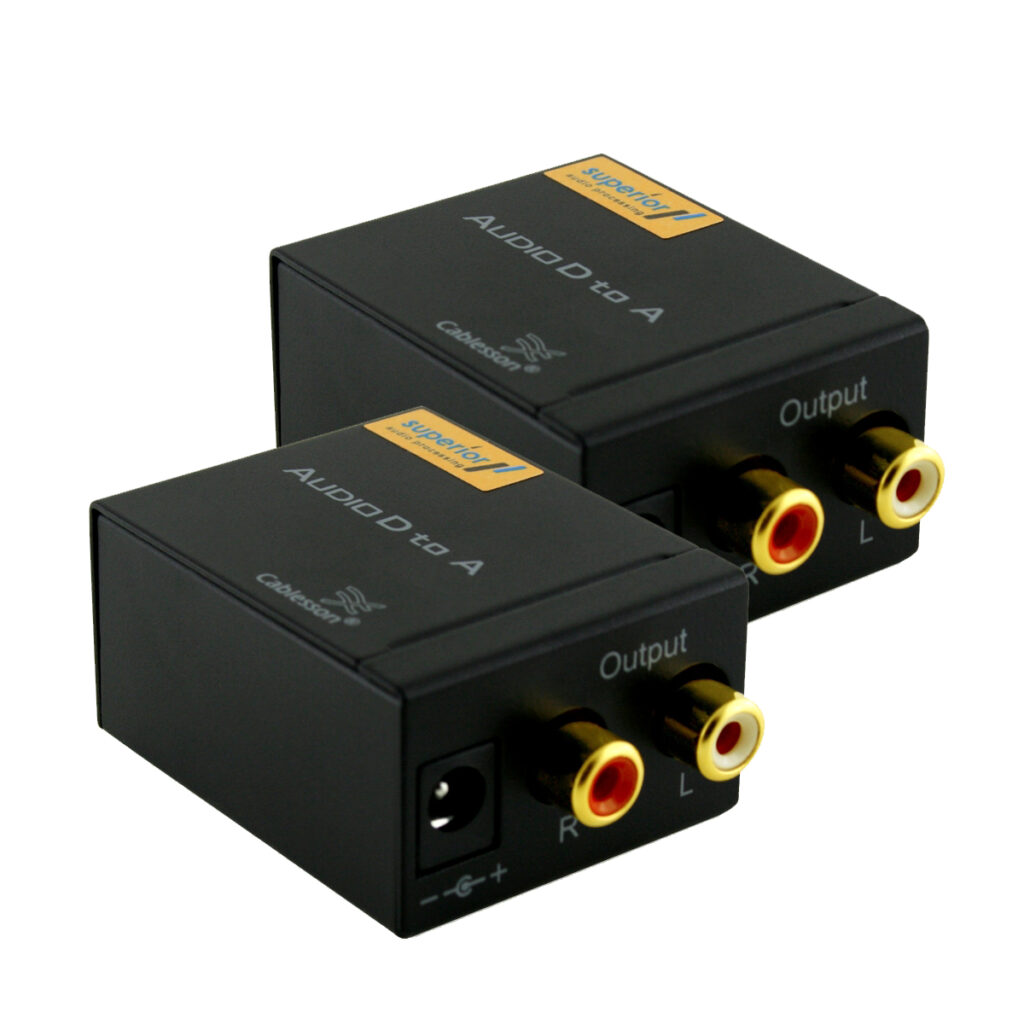 2er-Pack Digital-Analog-Audiokonverter Einzelartikel im Bundle