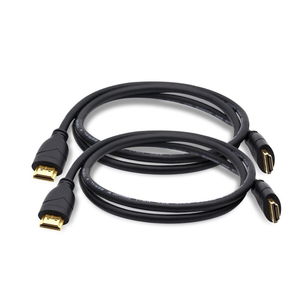 2er-Pack HDMI-Kabel (2 m) (Basic) Einzelartikel im Bundle – Bild 4