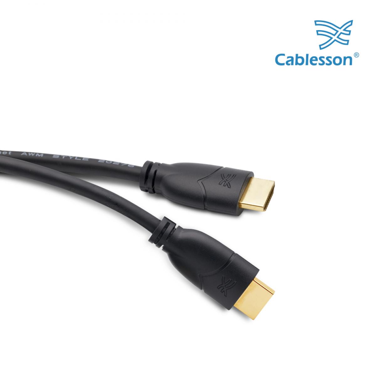 Basic 2m High Speed HDMI-Kabel mit Ethernet – Schwarz (Einzelartikel) – Bild 5