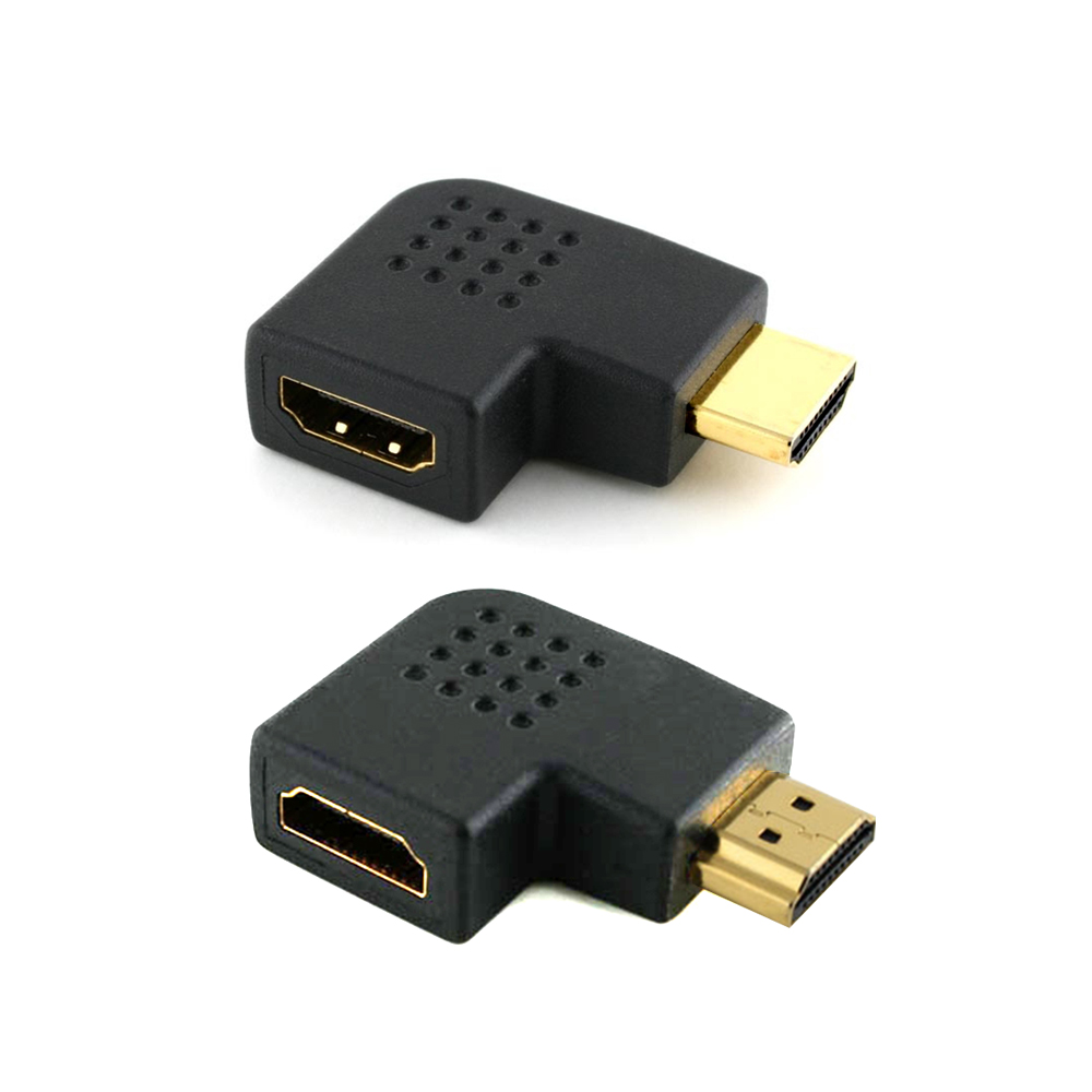 2er-Pack Cablesson Vertical Flat Left 90 & 270-Grad-HDMI-Adapter