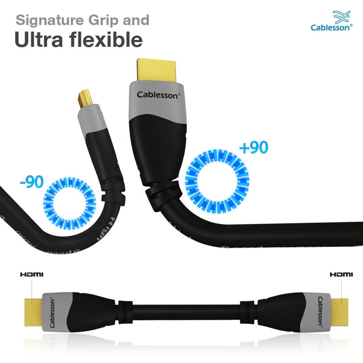 Ivuna Advanced High-Speed-HDMI-Kabel mit Ethernet, 1 m – Bild 5