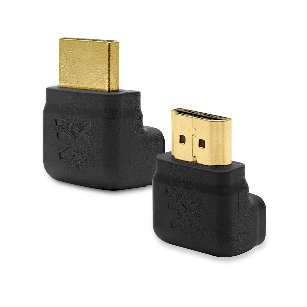 2er-Pack Cablesson gewinkelter 90 & 270-Grad-HDMI-Adapter