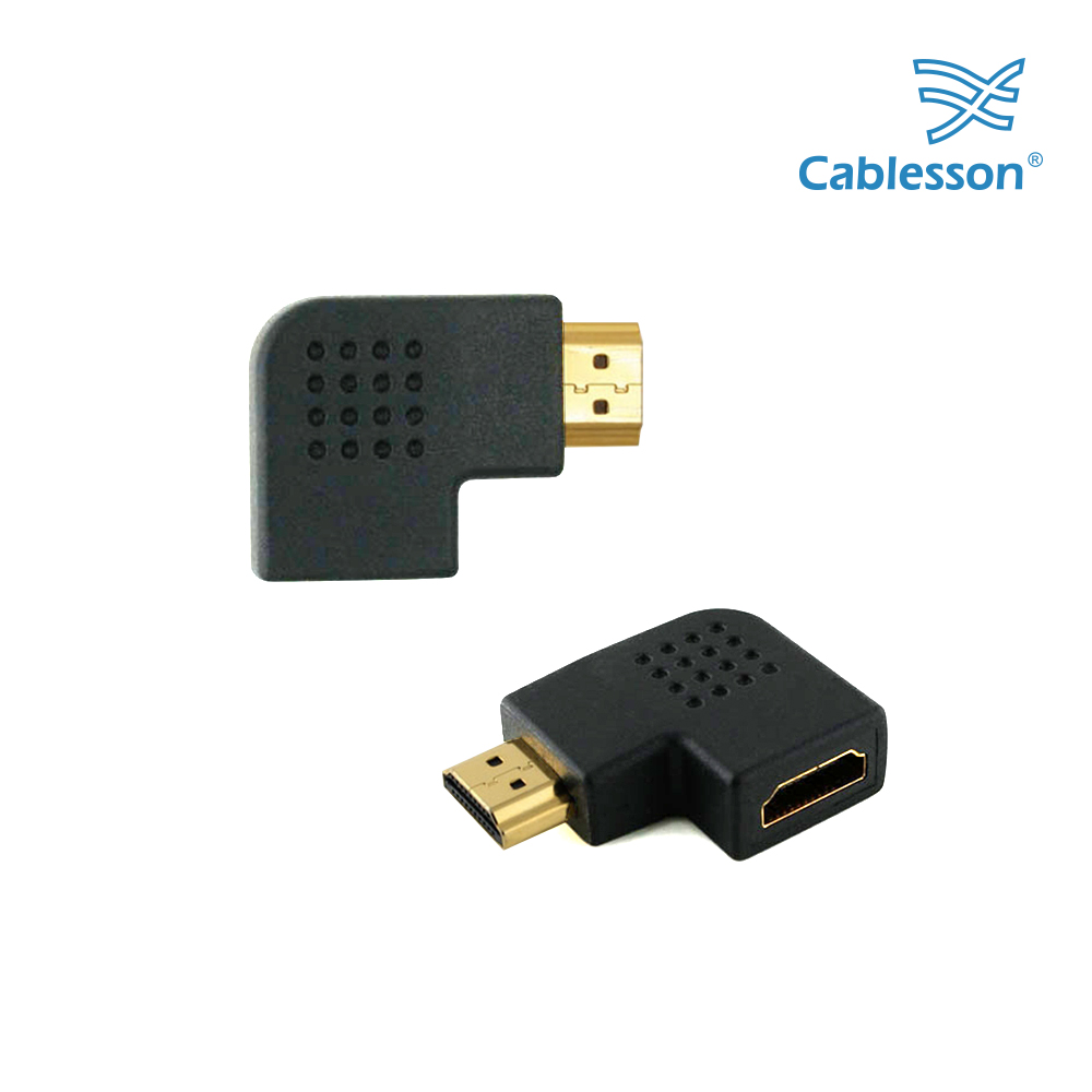 5er-Pack Cablesson Vertical Flat Left 90-Grad-HDMI-Adapter – Bild 5