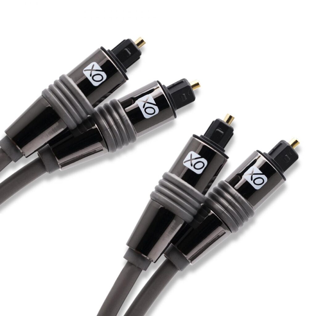 2er-Pack XO Digital Optical Kabel 1 m / 1 Meter Premium Install Series