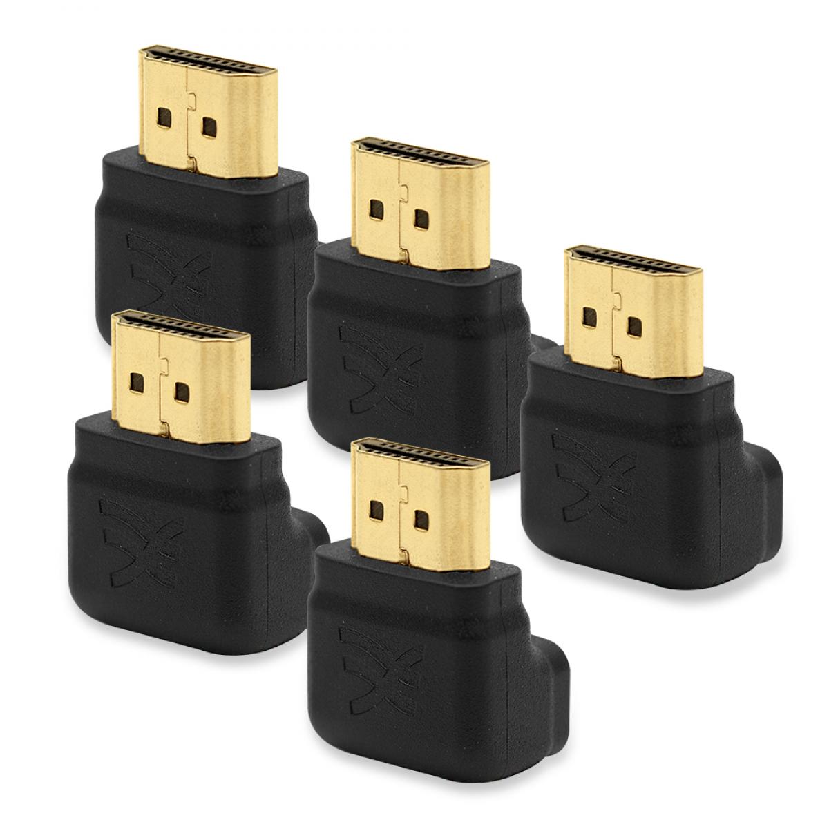 5er-Pack Cablesson gewinkelter 270-HDMI-Adapter – Bild 4