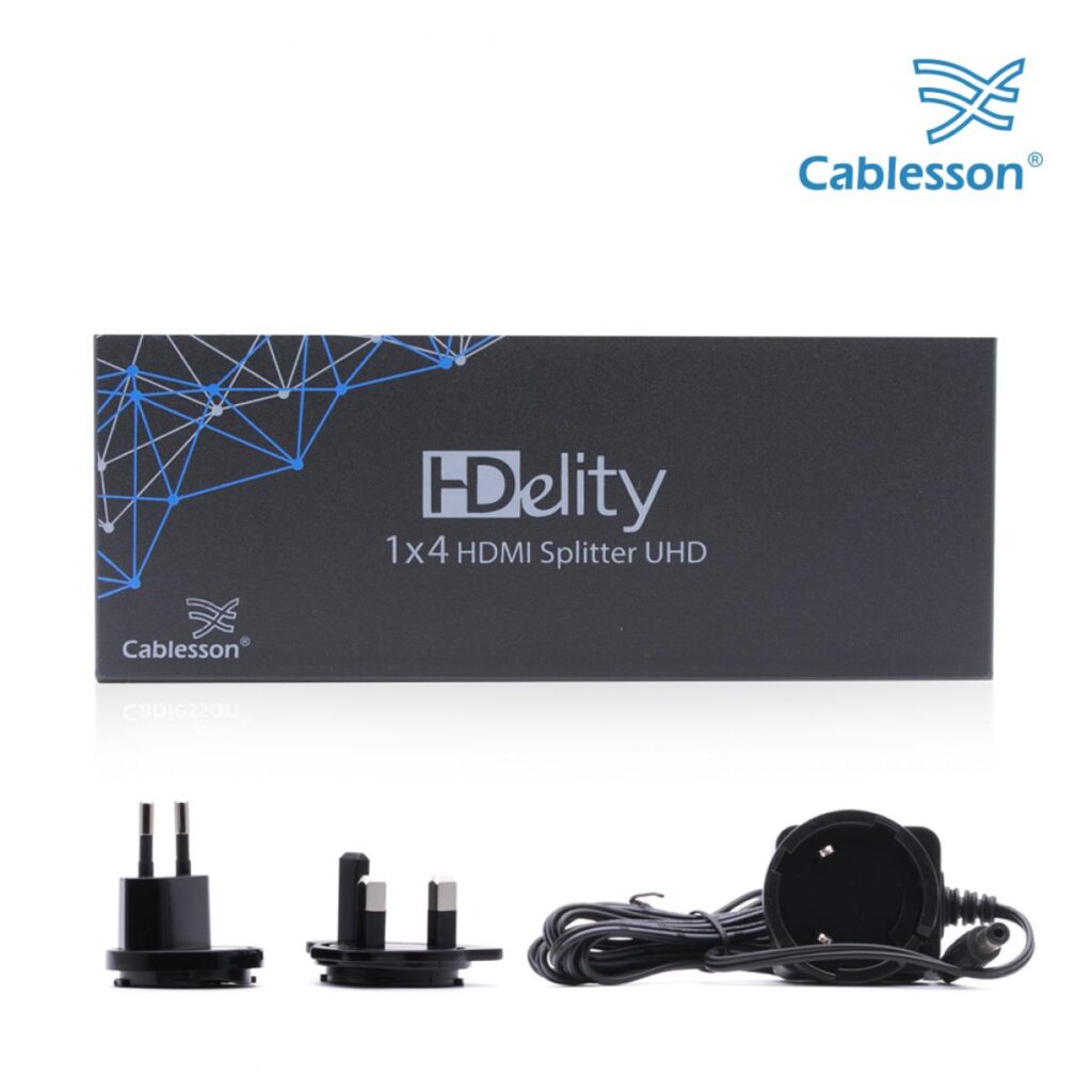 Cablesson 1X4 HDMI 2.0 Splitter MIT EDID (18G) v2