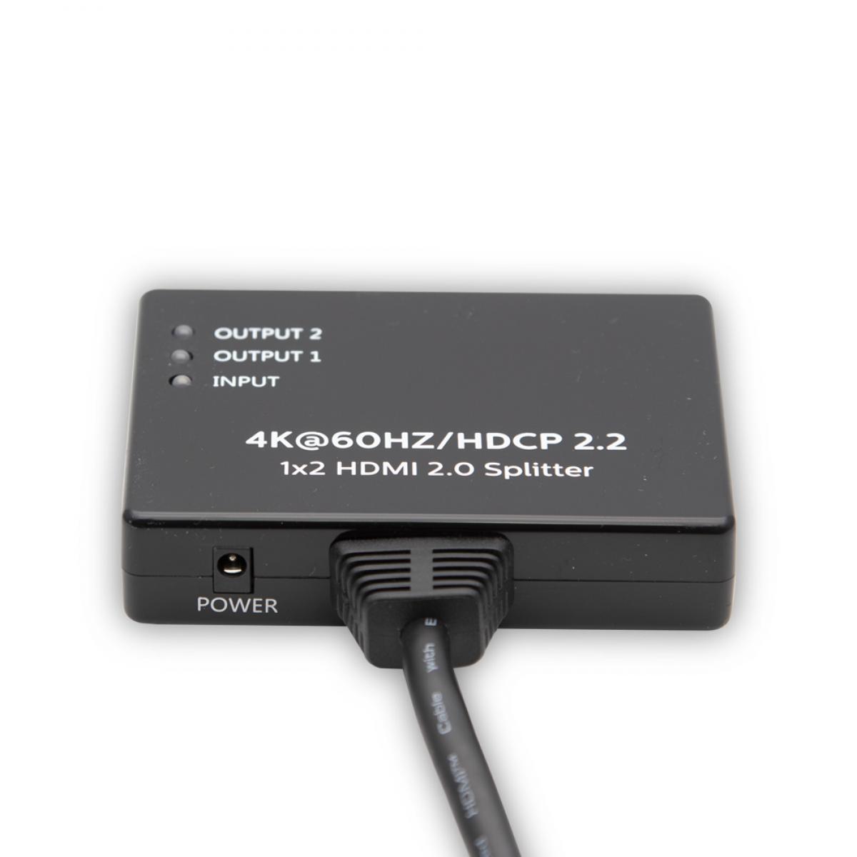 Cablesson – 1×2 HDMI 2.0 Splitter HDCP 2.2 (PIGTAIL)