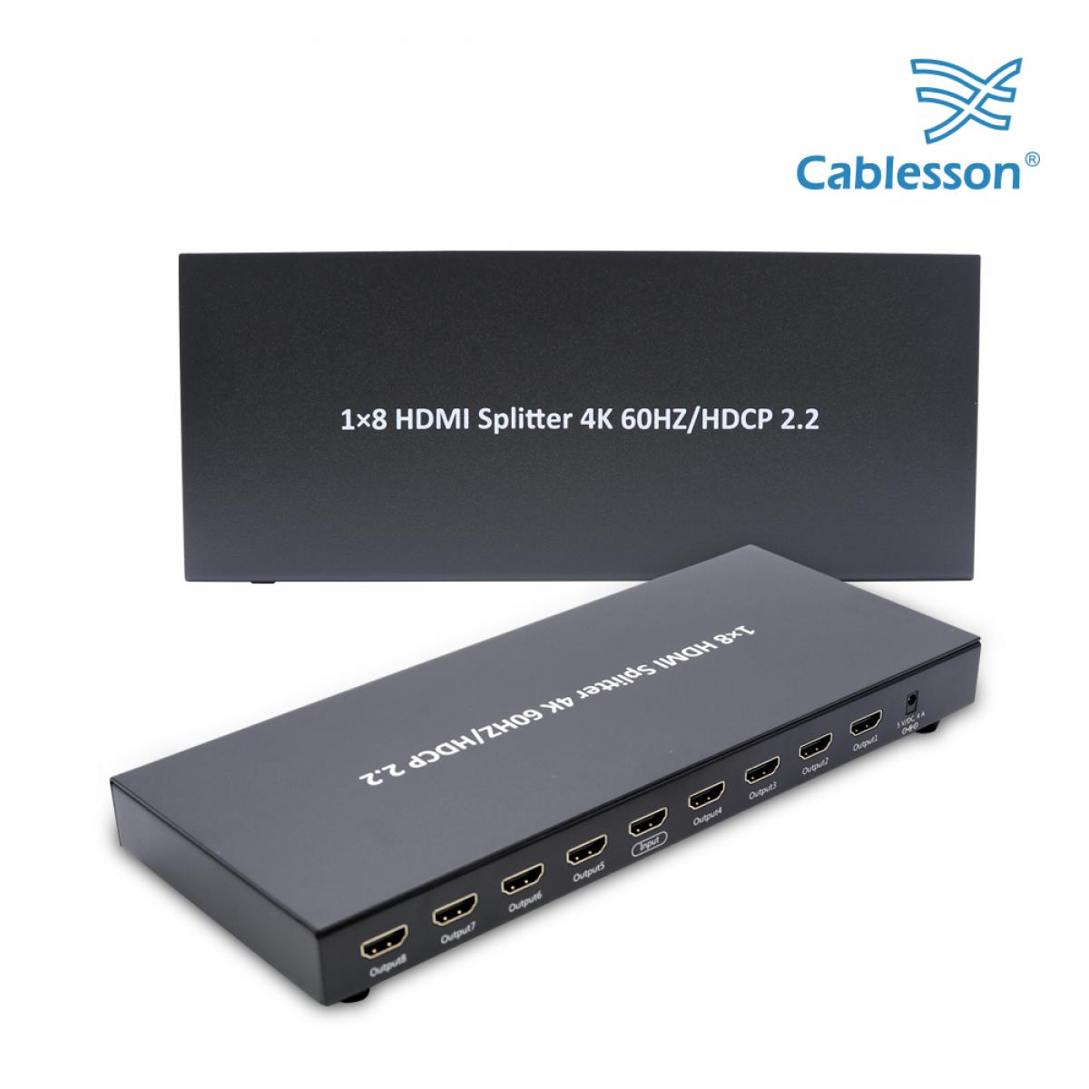 Cablesson – 4×2 HDMI 2.0 Matrix mit Audio-Extraktion HDCP 2.2 – Bild 5