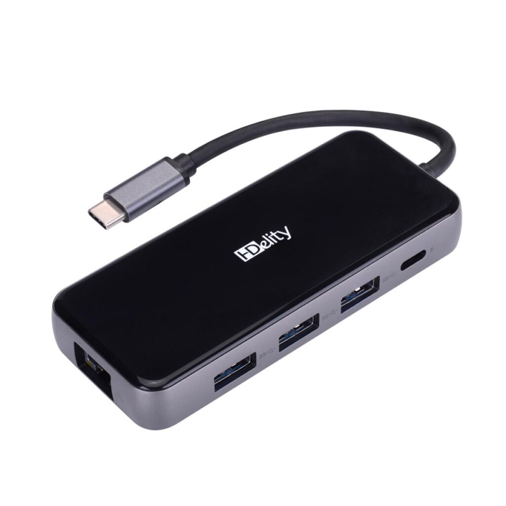 HDelity USB-Typ-C-Stecker auf USB3.0*3+HDMI 8-in-1