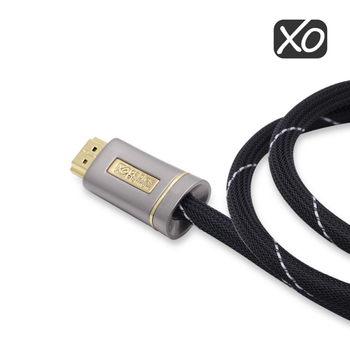 XO Platinum 1.5m High Speed HDMI Kabel (HDMI Typ A, HDMI 2.1/2.0b/2.0a/2.0/1.4) – 4K, 3D, UHD, ARC, Full HD, Ultra HD, 2160p, HDR – für PS4 – Bild 5