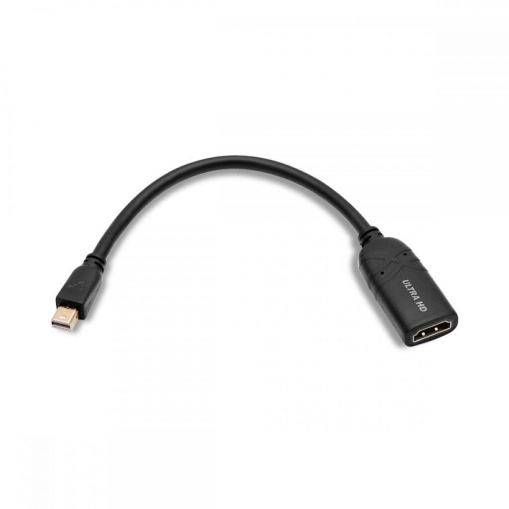 Cablesson Mini-DisplayPort-auf-HDMI-2.0-Buchse Adapterkabel 4K Ultra HD mit Audioübertragung | zertifiziert