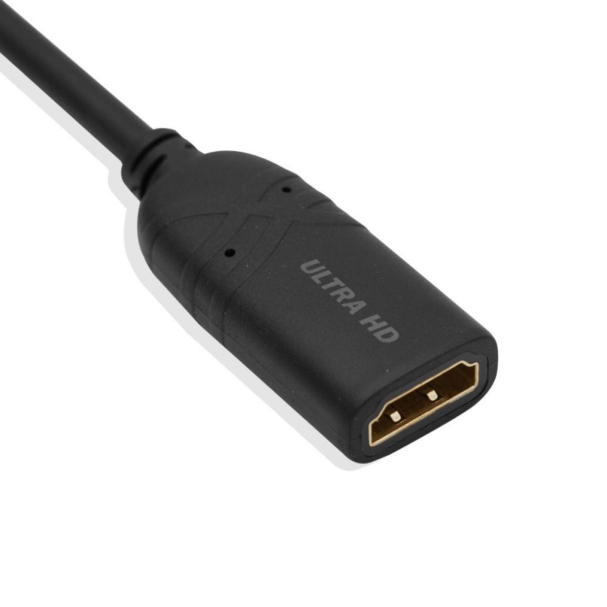 Cablesson Mini-DisplayPort-auf-HDMI-2.0-Buchse Adapterkabel 4K Ultra HD mit Audioübertragung | zertifiziert | für Apple/MAC, MacBook Pro, Ma – Bild 4