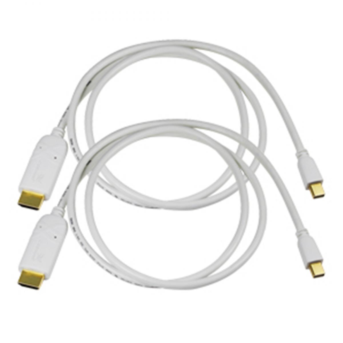 2er-Pack Mini-DP-auf-HDMI-Stecker Kabel (2m)