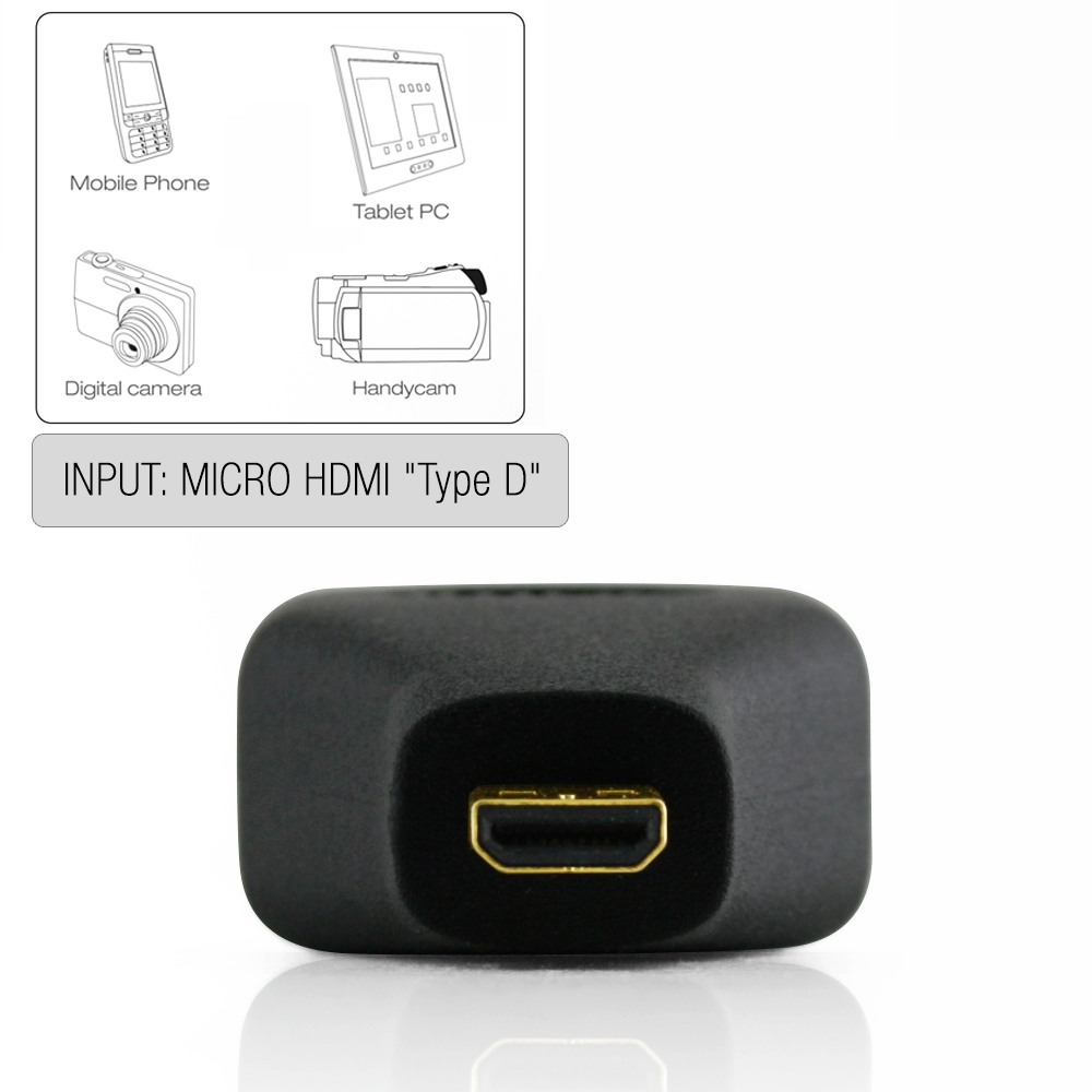Cablesson – Micro-HDMI-(Typ D)-auf-HDMI-(Typ A)-Adapter – Bild 6