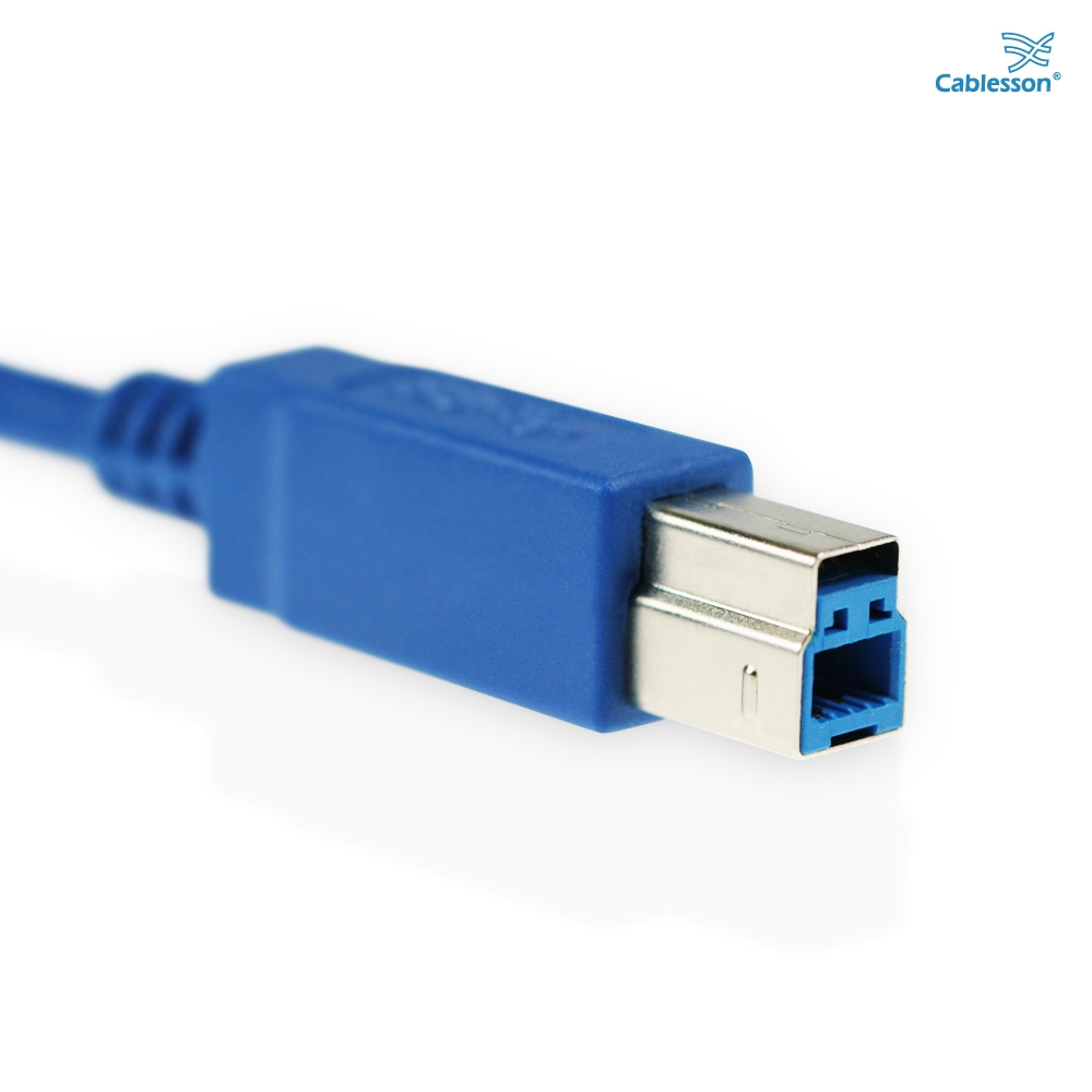 Cablesson USB-Version-3.0-Kabel A-Stecker auf B-Stecker, 1 m – Bild 3