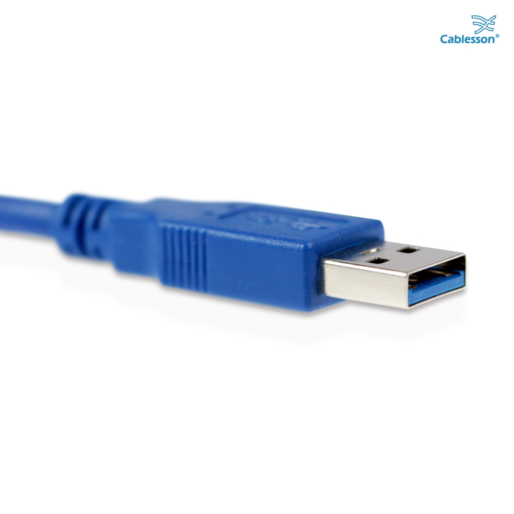 Cablesson USB-Version-3.0-Kabel A-Stecker auf B-Stecker, 1 m – Bild 4