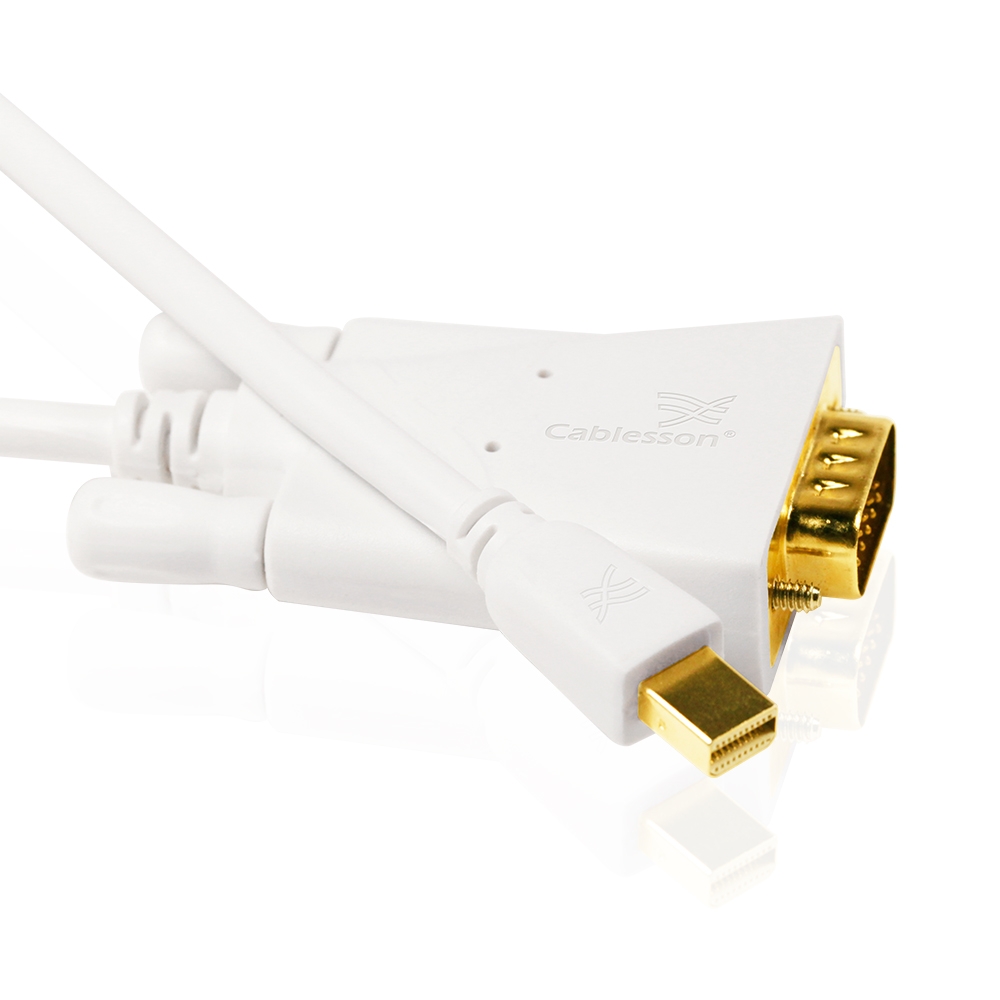 Cablesson – Mini-DisplayPort-Stecker auf VGA-Stecker Kabel 3 Meter – Bild 2