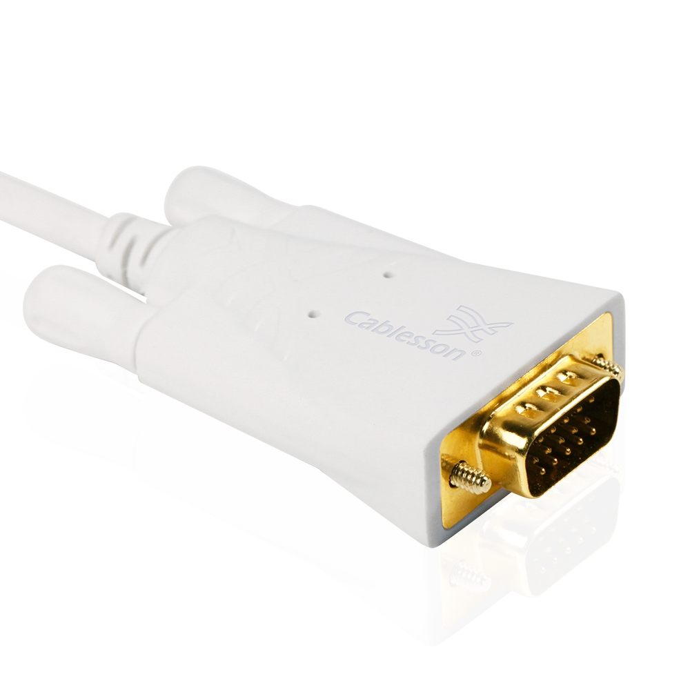 Cablesson – Mini-DisplayPort-Stecker auf VGA-Stecker Kabel 3 Meter – Bild 5
