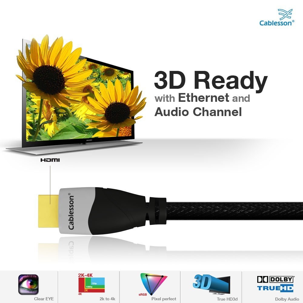 Ikuna Advanced High Speed 2m HDMI-Kabel mit Ethernet – Bild 2